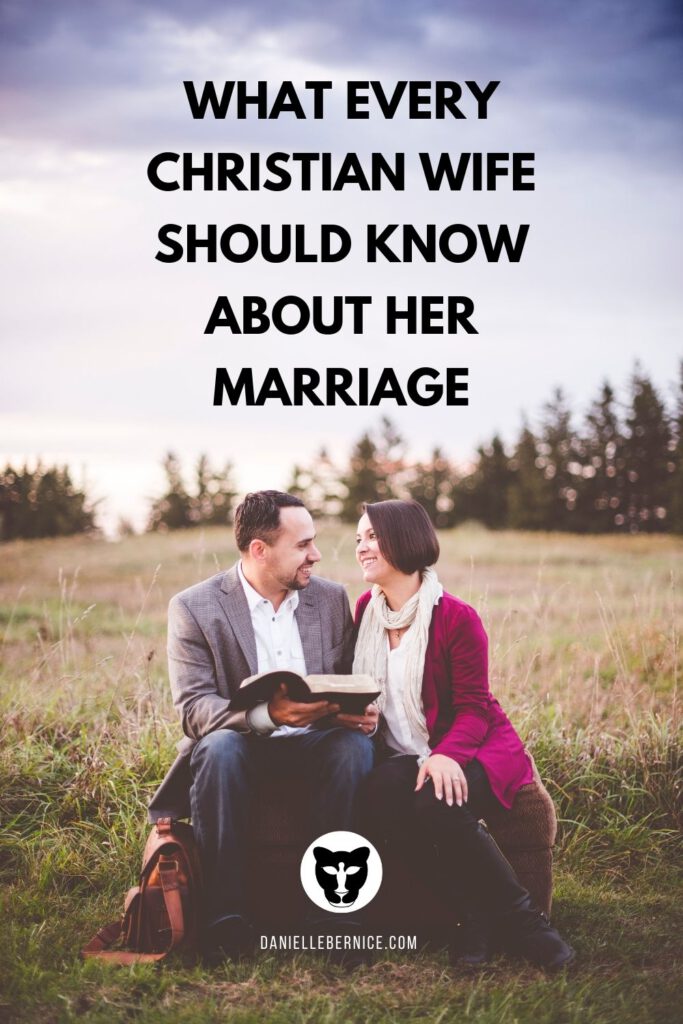 What every Christian wife should know about her marriage couple sitting in the field with Bible