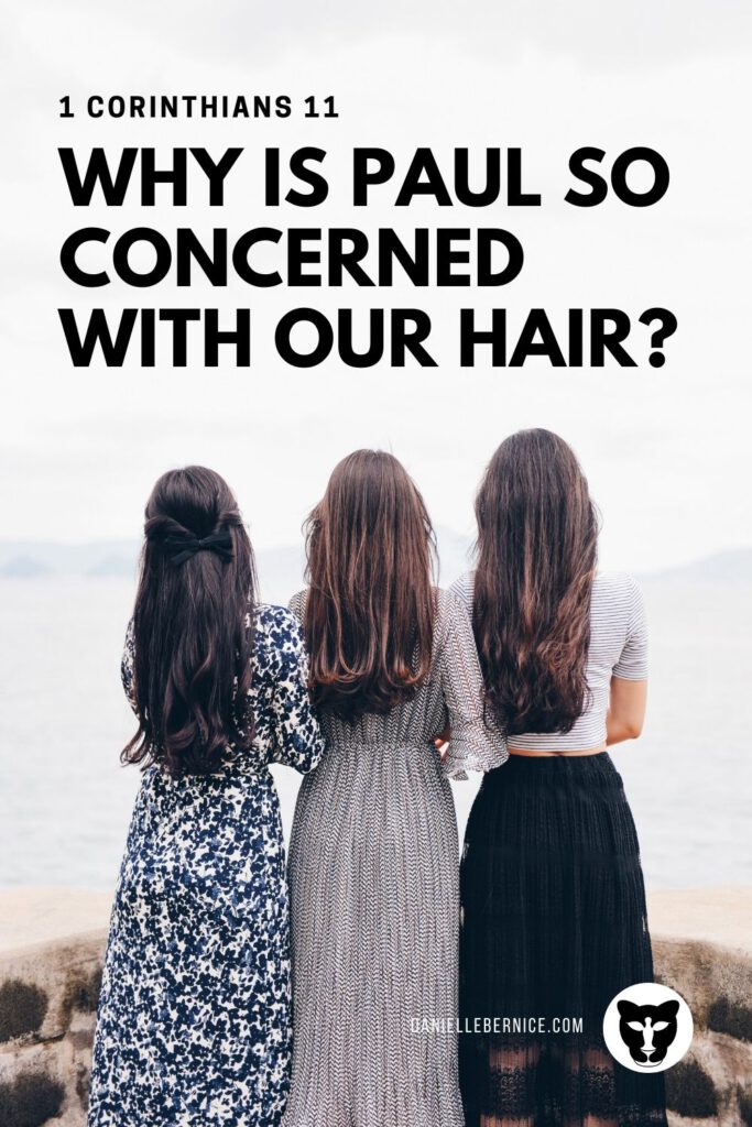 3 women with long hair
